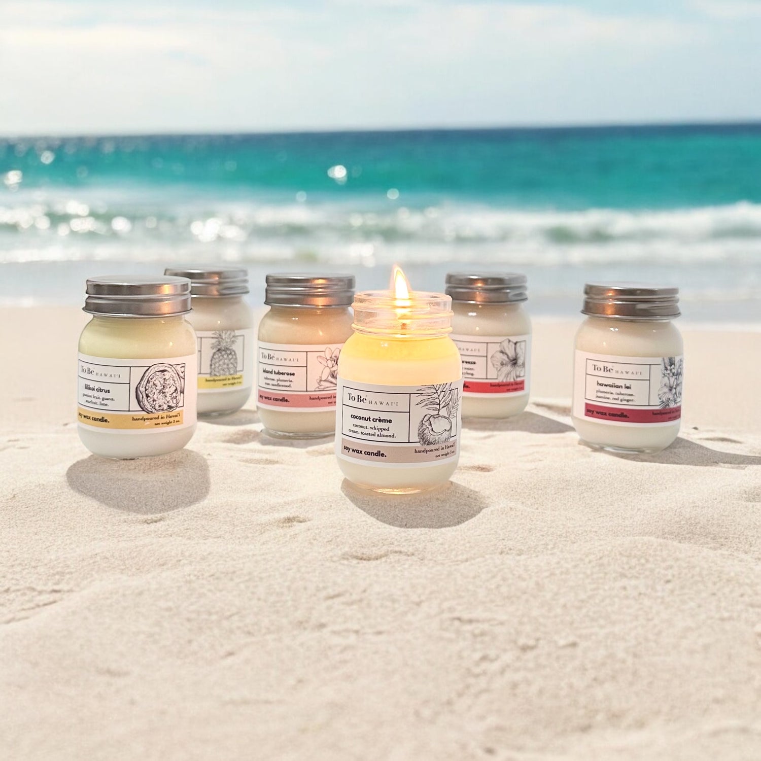 Handcrafted Soy Wax Candles.
