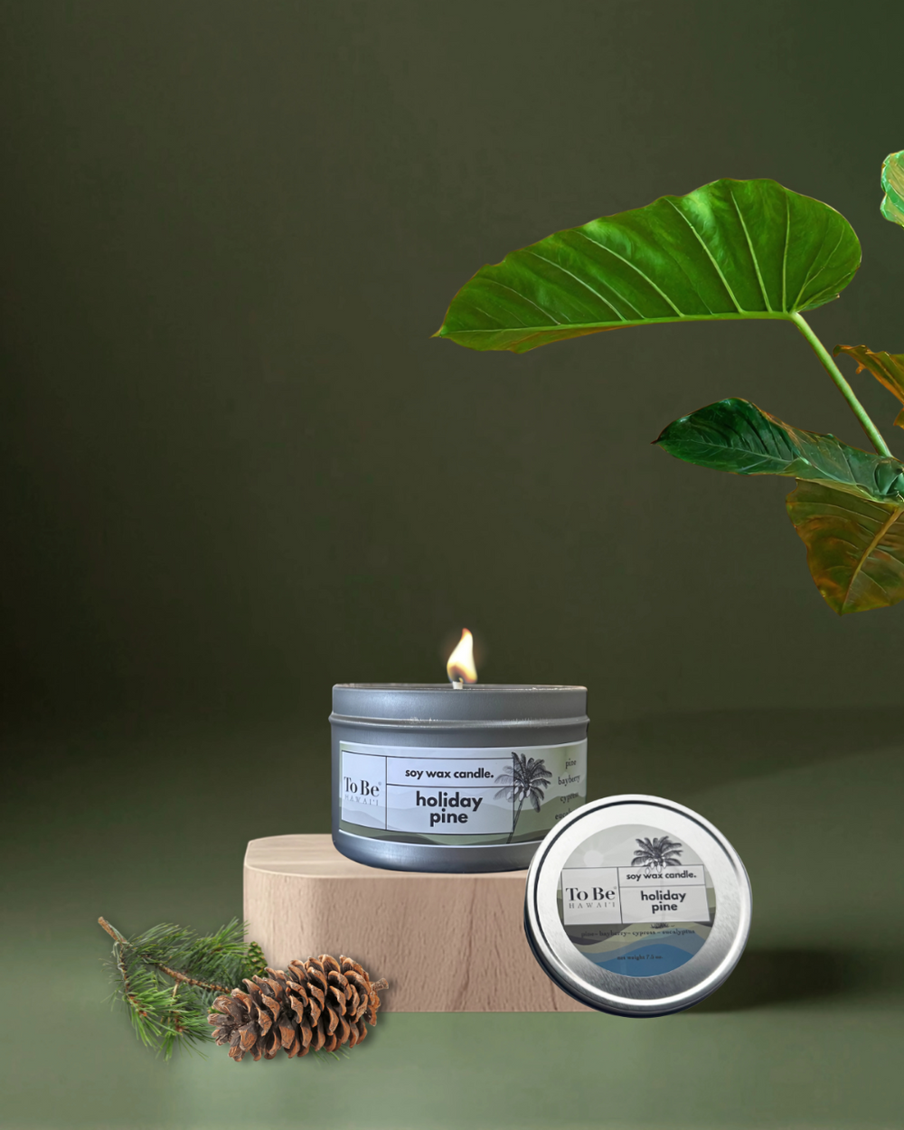 Holiday Pine Soy Wax Candle