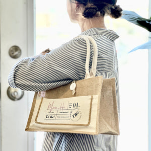 The Market Bag -Style No. 1 in Maui Rose