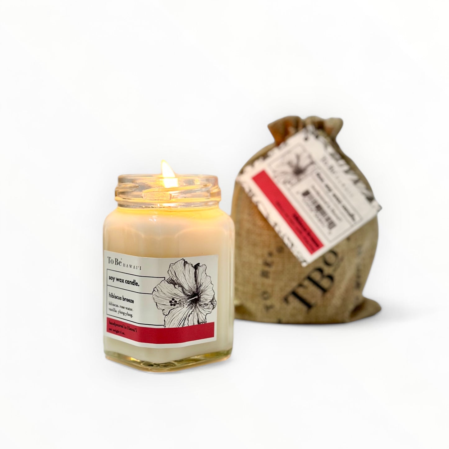 Hibiscus Breeze Soy Wax Candle