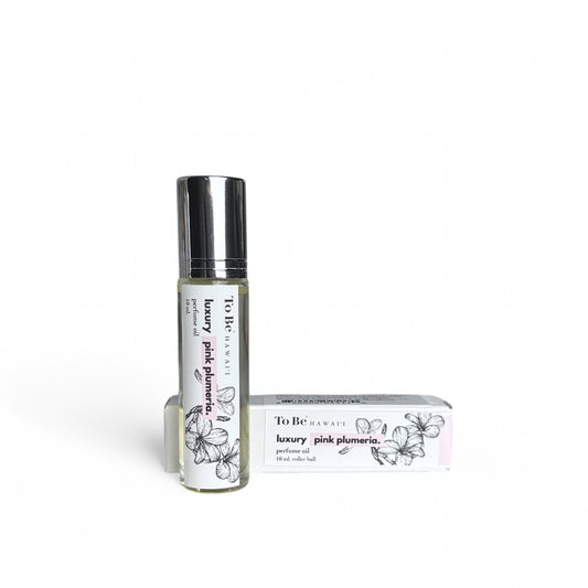 Pink Plumeria Luxury Perfume Roller