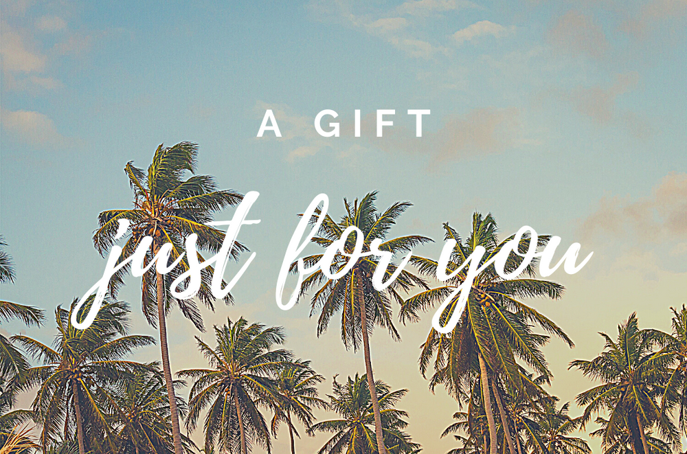 Gift Card Palm Trees