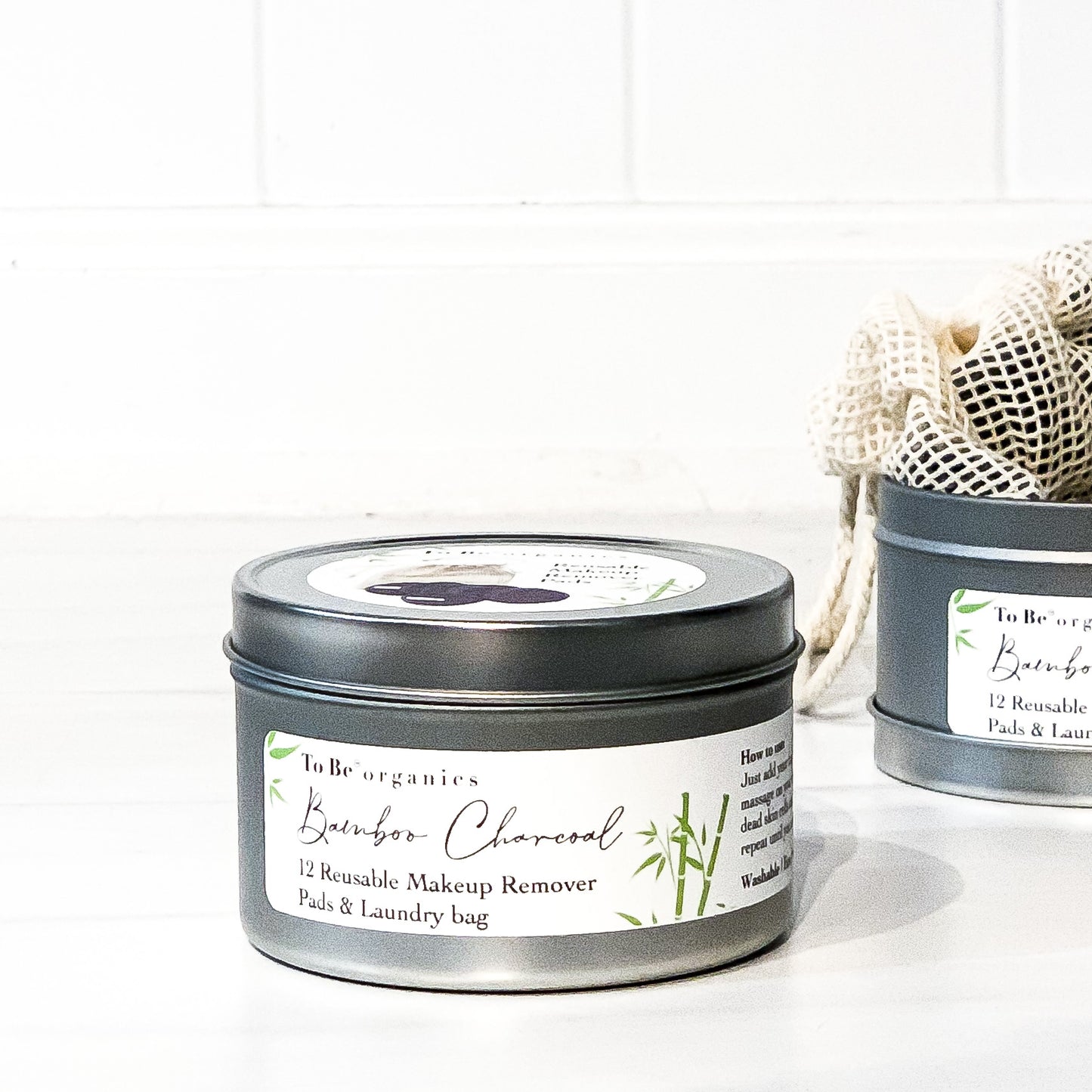 Bamboo Charcoal Reusable Makeup Remover Pads